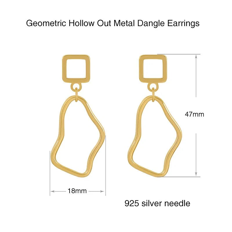 Hollow Out Twisted Earrings